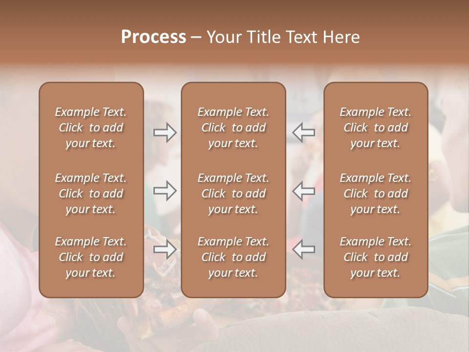 At Home Horizontal Friendship PowerPoint Template
