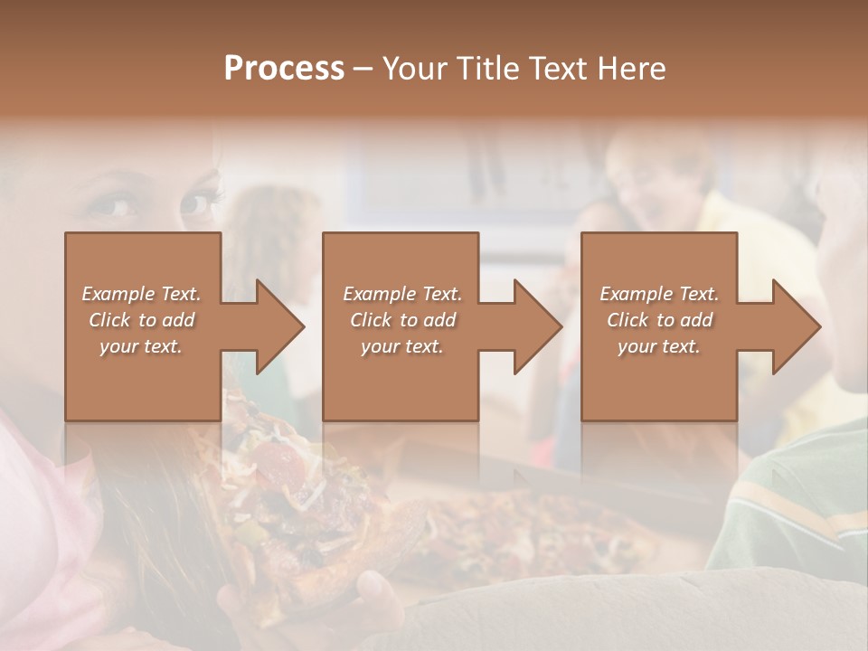 At Home Horizontal Friendship PowerPoint Template