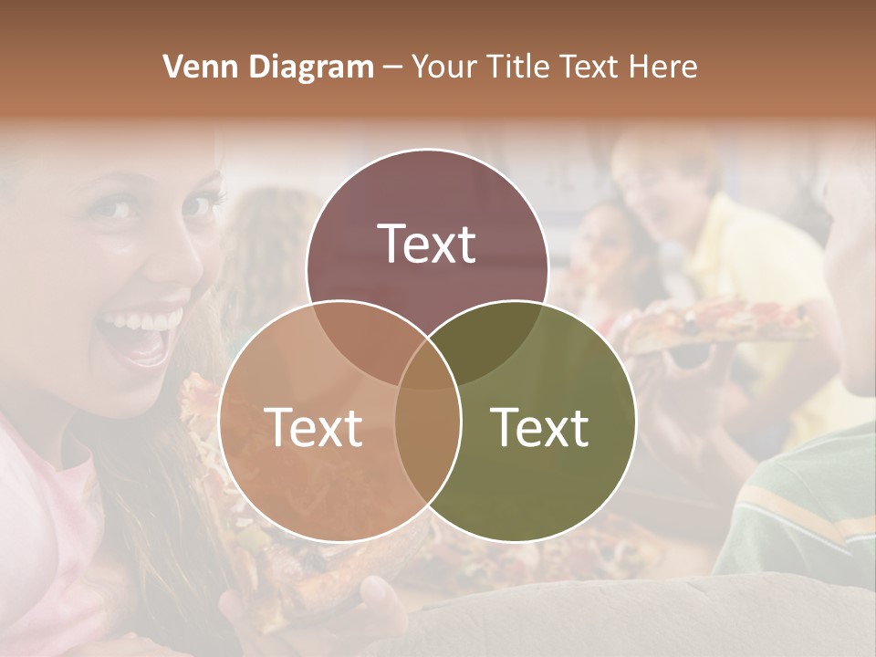 At Home Horizontal Friendship PowerPoint Template