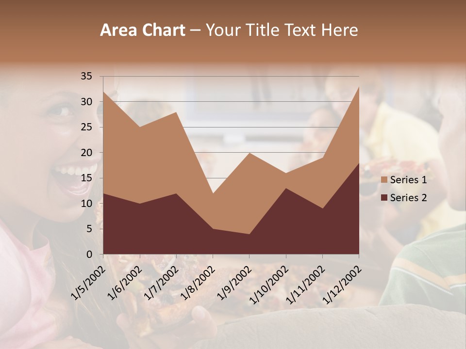 At Home Horizontal Friendship PowerPoint Template