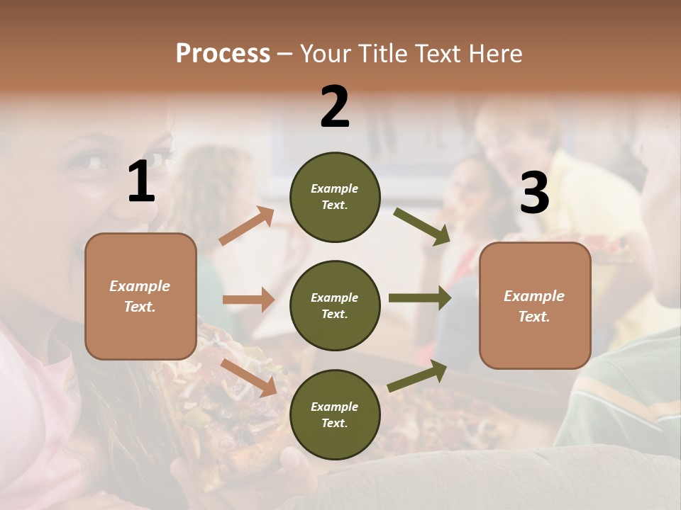 At Home Horizontal Friendship PowerPoint Template