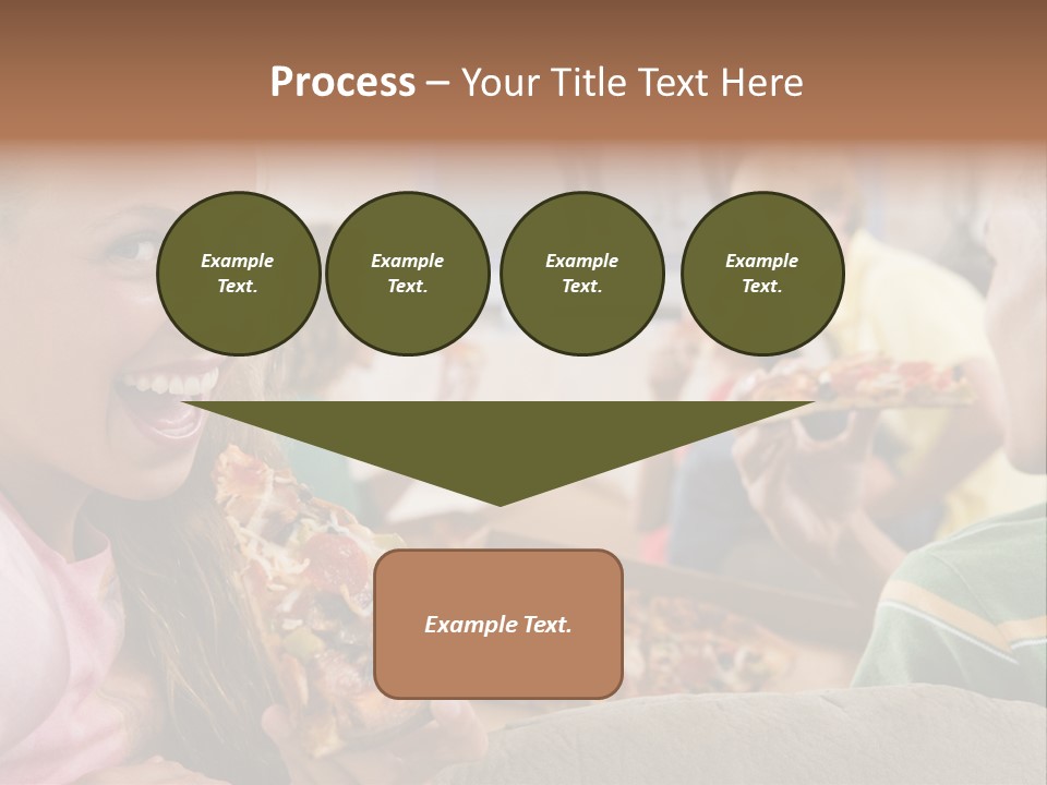 At Home Horizontal Friendship PowerPoint Template