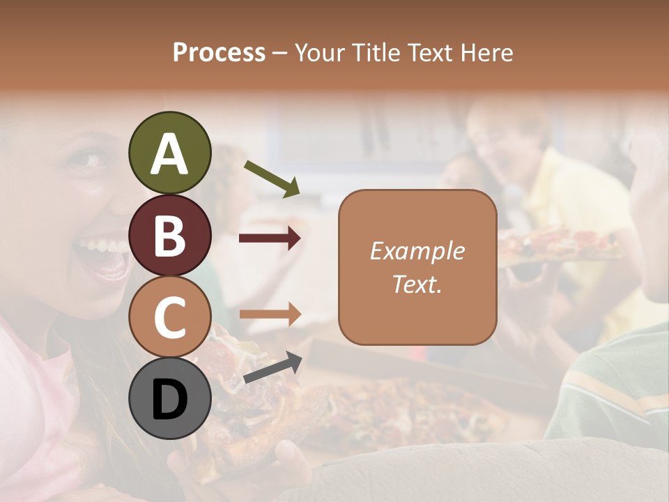 At Home Horizontal Friendship PowerPoint Template