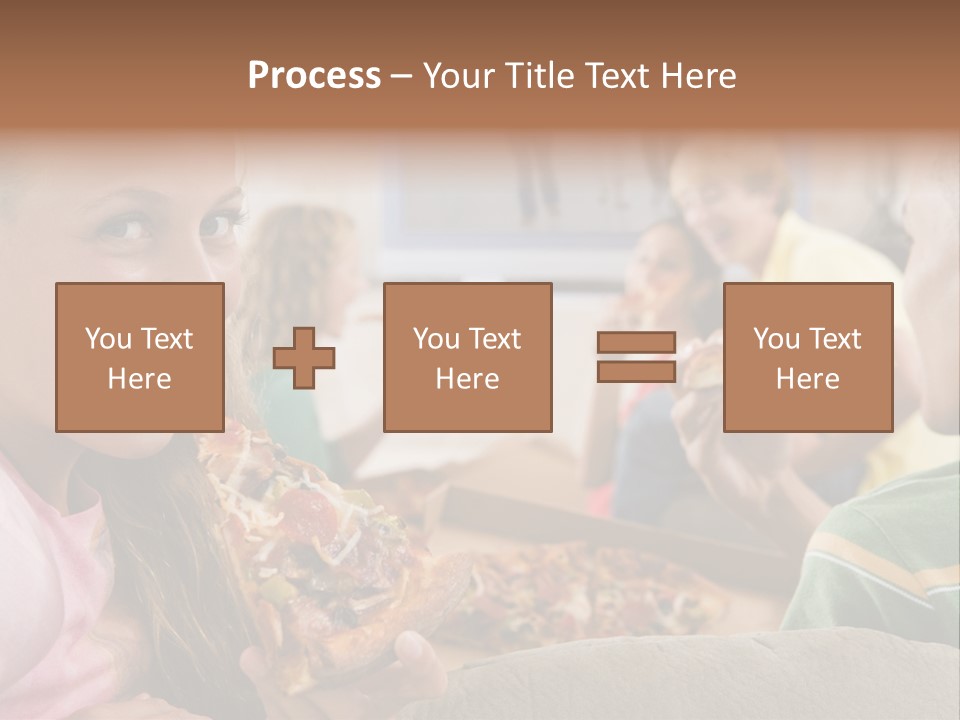 At Home Horizontal Friendship PowerPoint Template