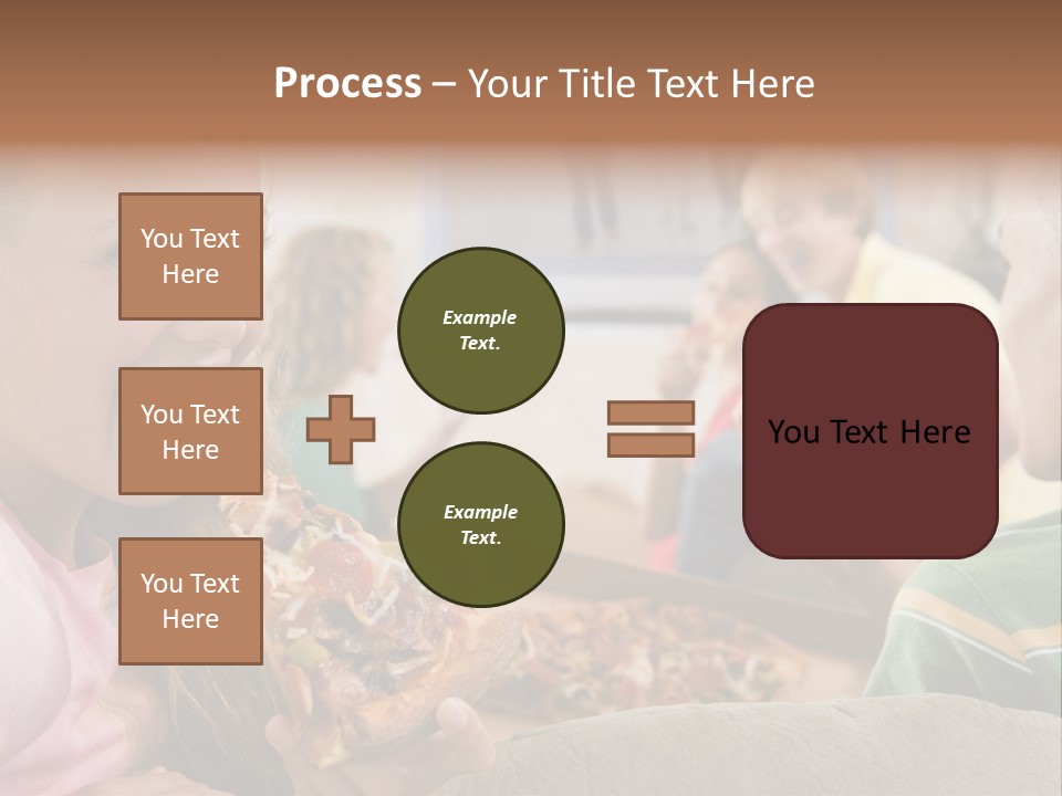 At Home Horizontal Friendship PowerPoint Template