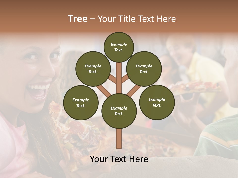 At Home Horizontal Friendship PowerPoint Template