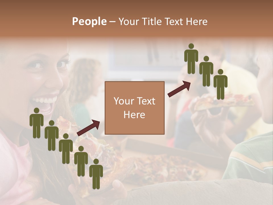 At Home Horizontal Friendship PowerPoint Template