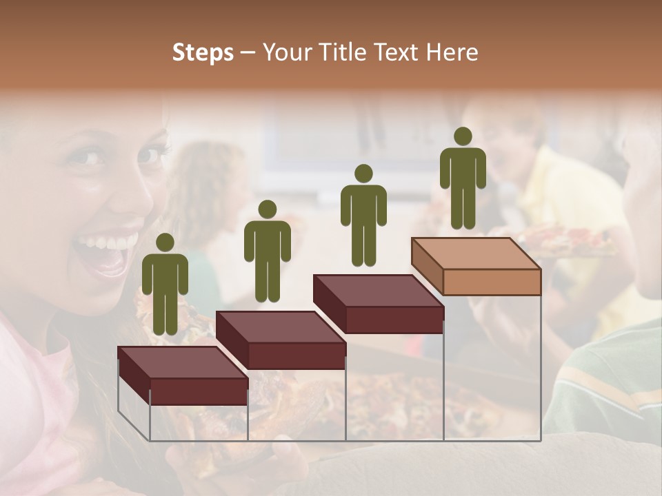 At Home Horizontal Friendship PowerPoint Template