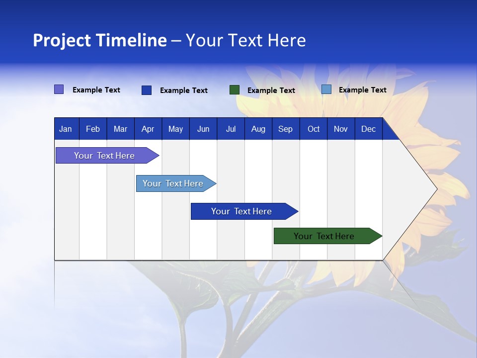Sunflower Flower Grain PowerPoint Template