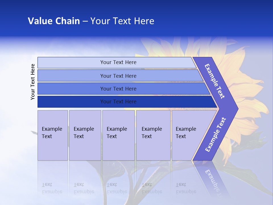 Sunflower Flower Grain PowerPoint Template