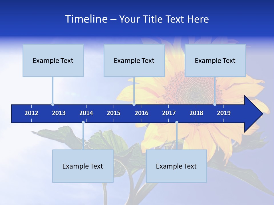 Sunflower Flower Grain PowerPoint Template