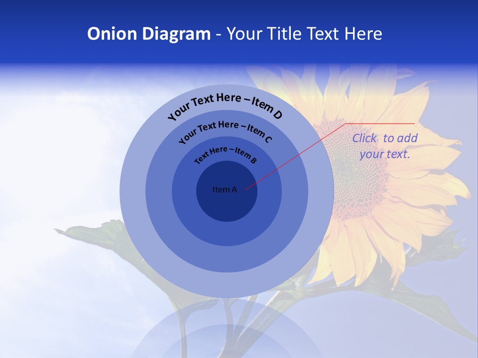 Sunflower Flower Grain PowerPoint Template