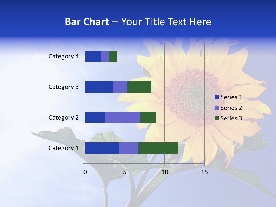 Sunflower Flower Grain PowerPoint Template