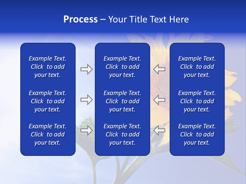 Sunflower Flower Grain PowerPoint Template