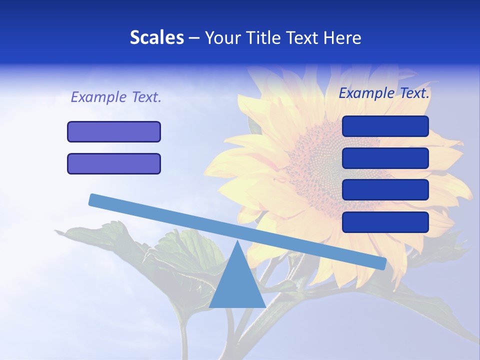 Sunflower Flower Grain PowerPoint Template