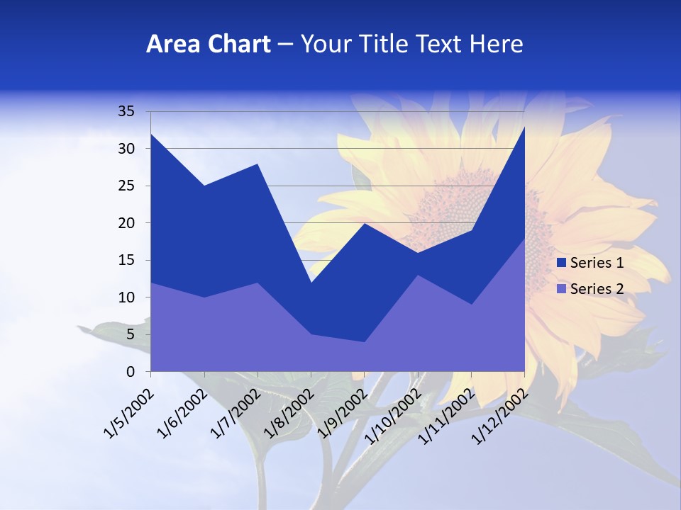Sunflower Flower Grain PowerPoint Template