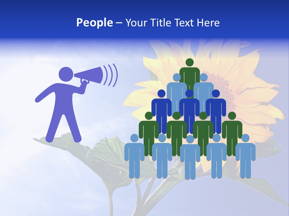 Sunflower Flower Grain PowerPoint Template