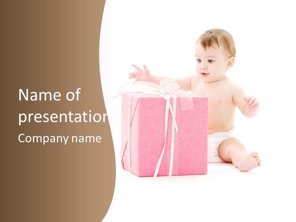 Cute Youngster Clean PowerPoint Template