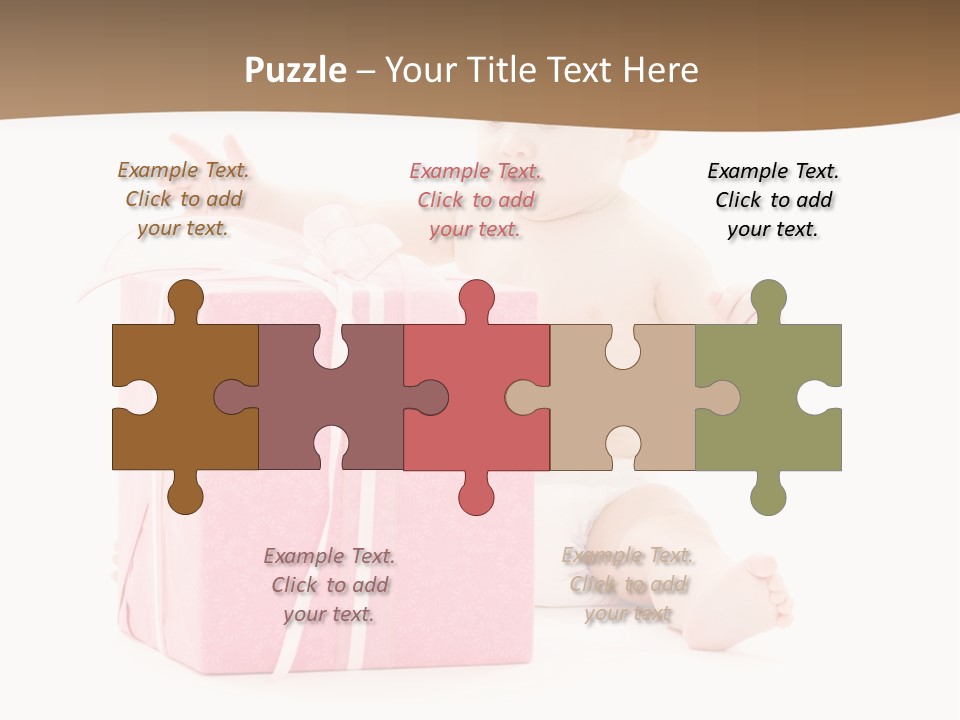 Cute Youngster Clean PowerPoint Template