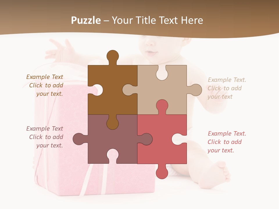Cute Youngster Clean PowerPoint Template
