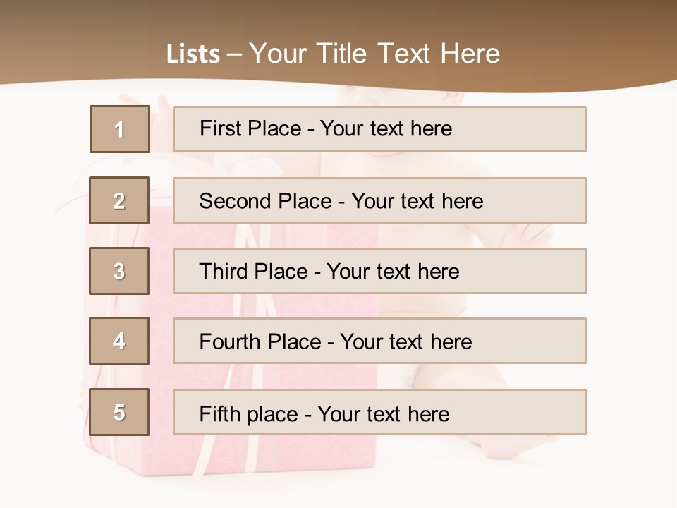 Cute Youngster Clean PowerPoint Template