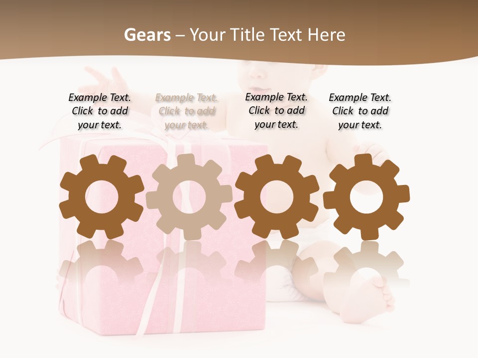 Cute Youngster Clean PowerPoint Template