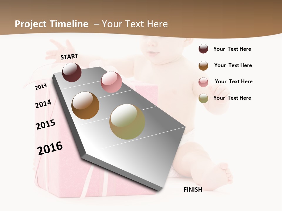 Cute Youngster Clean PowerPoint Template