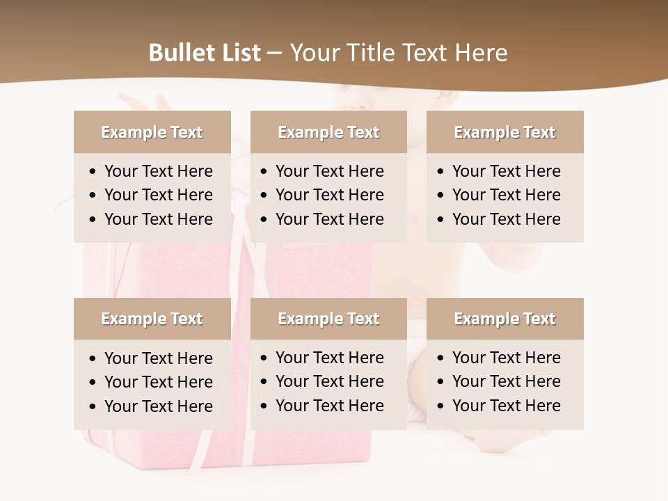 Cute Youngster Clean PowerPoint Template