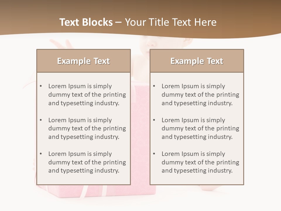 Cute Youngster Clean PowerPoint Template