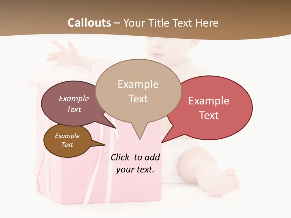 Cute Youngster Clean PowerPoint Template