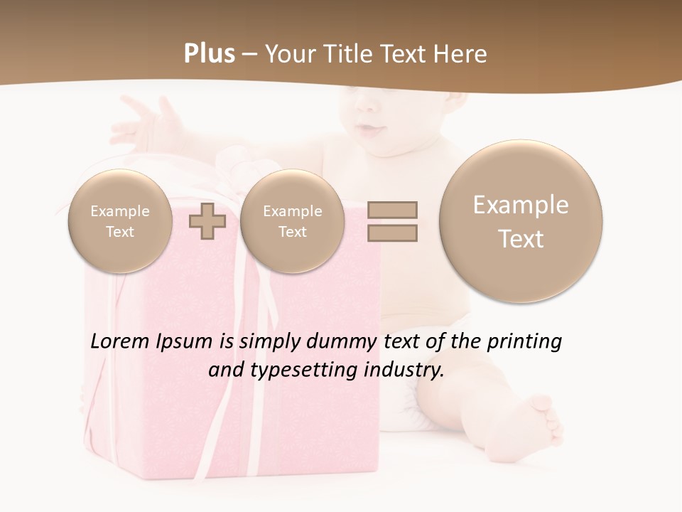 Cute Youngster Clean PowerPoint Template