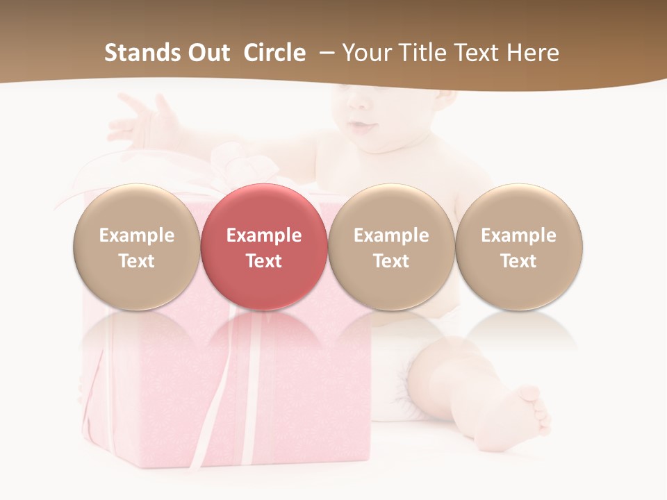 Cute Youngster Clean PowerPoint Template