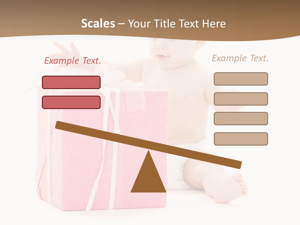 Cute Youngster Clean PowerPoint Template