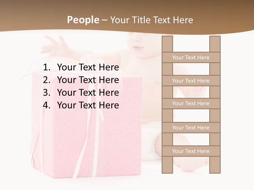 Cute Youngster Clean PowerPoint Template