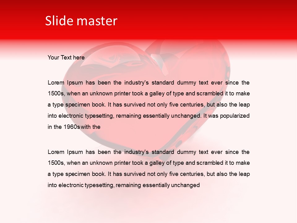 Romantic Glass Perfect PowerPoint Template
