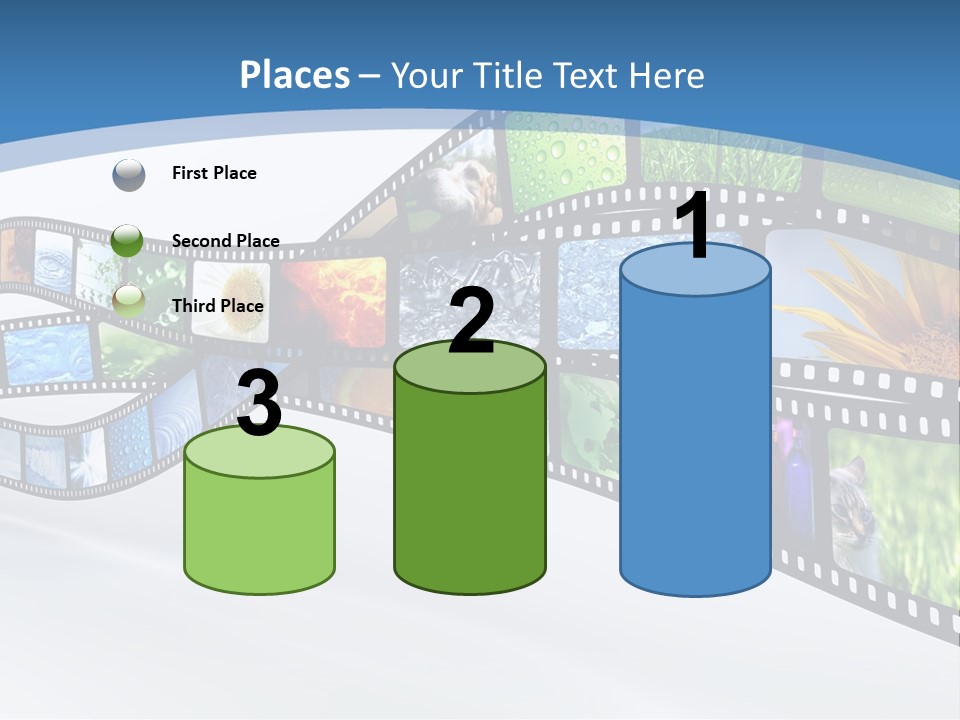 Track Screen Hollywood PowerPoint Template