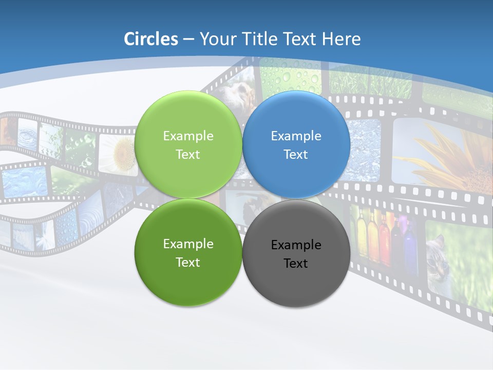 Track Screen Hollywood PowerPoint Template