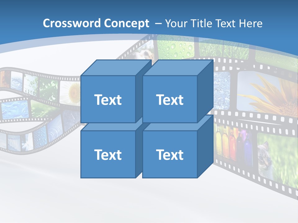 Track Screen Hollywood PowerPoint Template