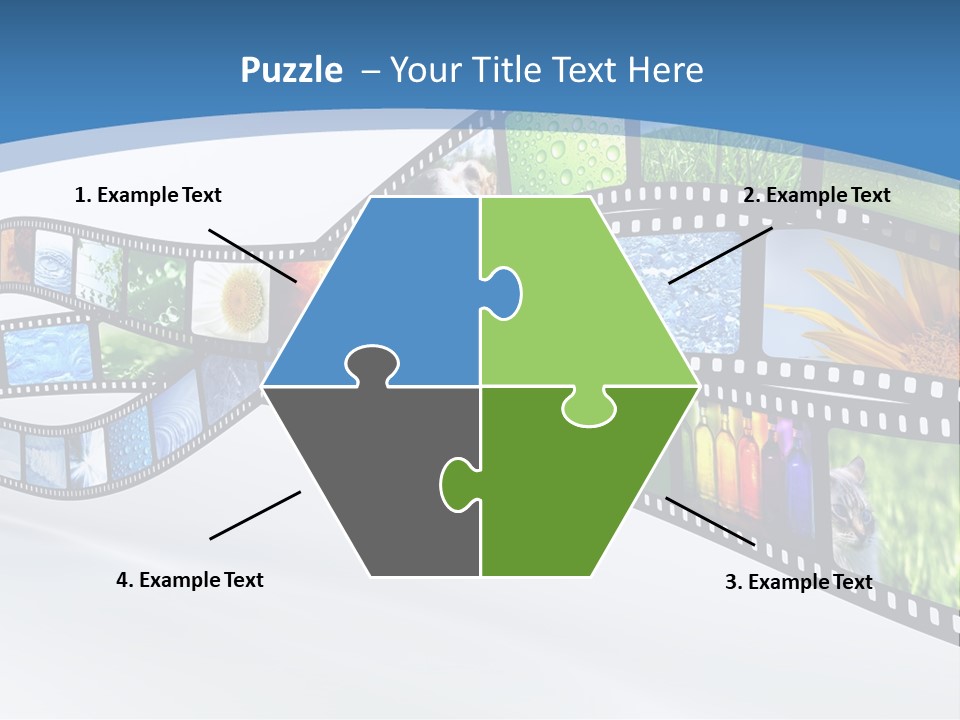 Track Screen Hollywood PowerPoint Template