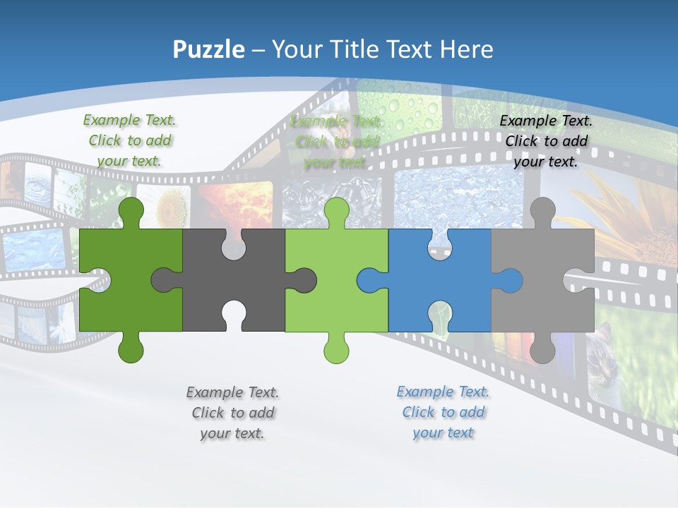 Track Screen Hollywood PowerPoint Template