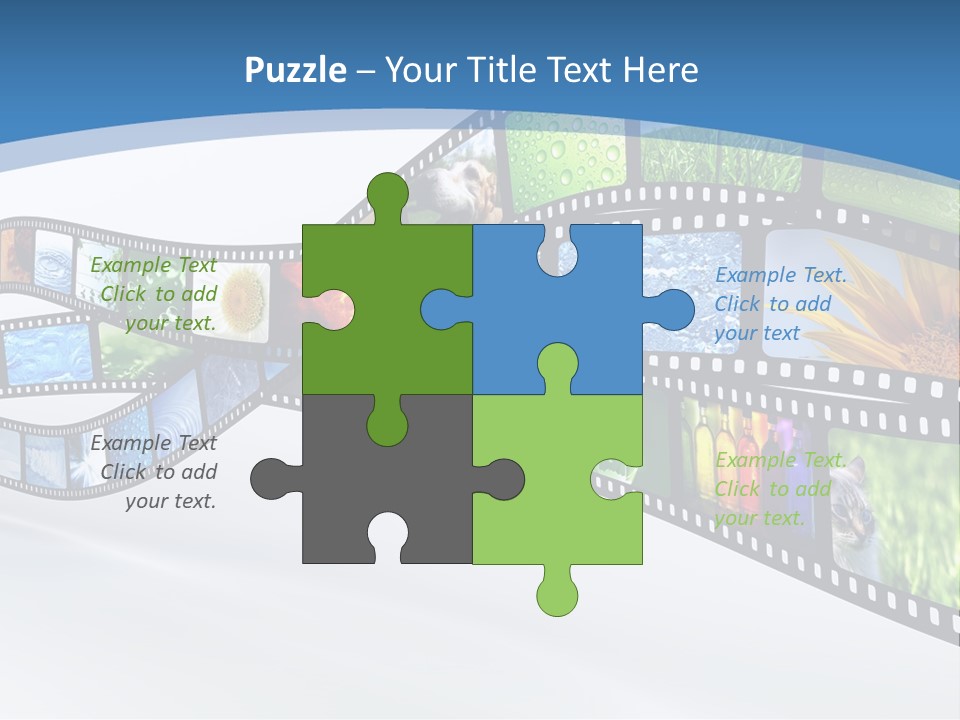 Track Screen Hollywood PowerPoint Template