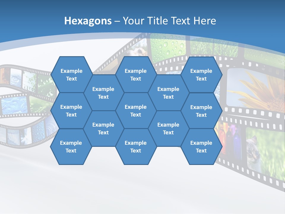 Track Screen Hollywood PowerPoint Template
