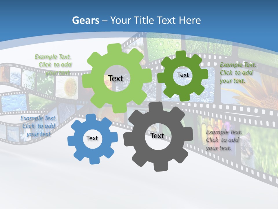 Track Screen Hollywood PowerPoint Template