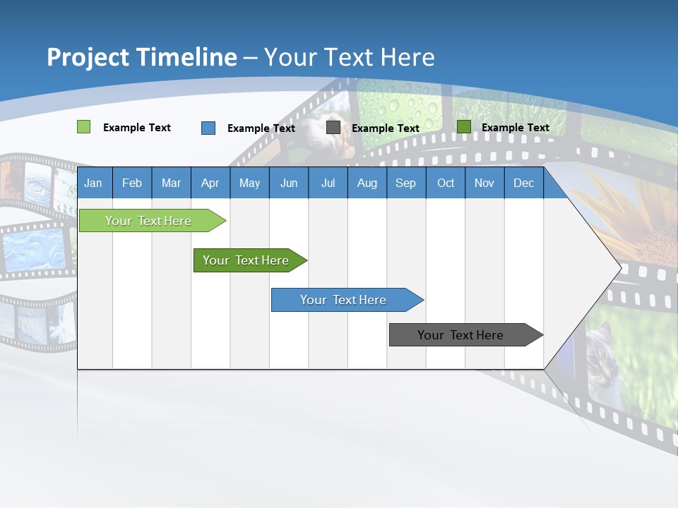 Track Screen Hollywood PowerPoint Template
