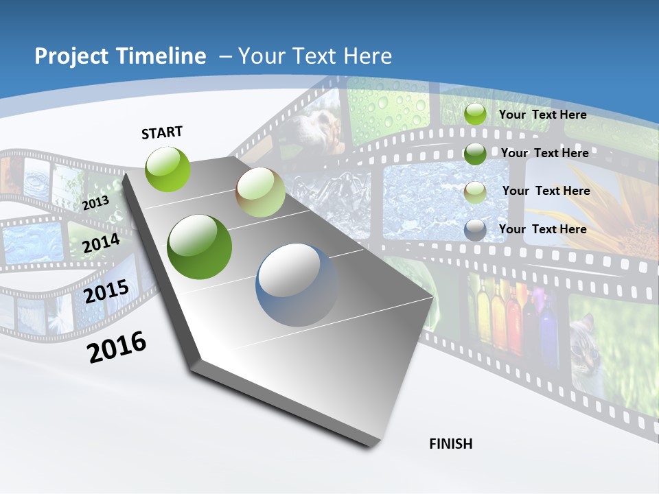 Track Screen Hollywood PowerPoint Template