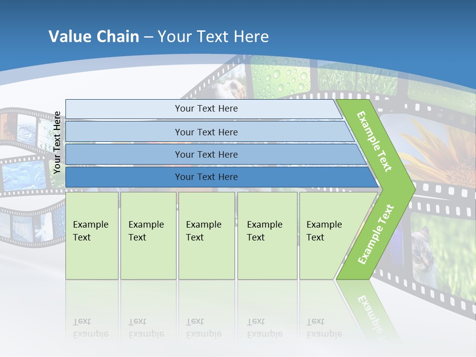 Track Screen Hollywood PowerPoint Template