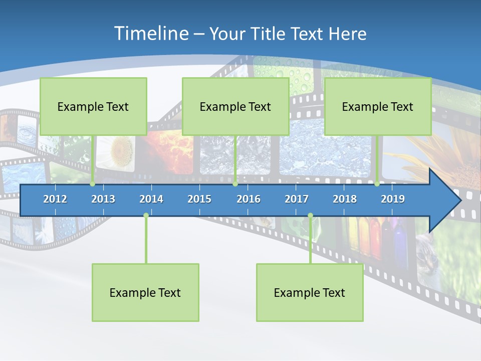 Track Screen Hollywood PowerPoint Template