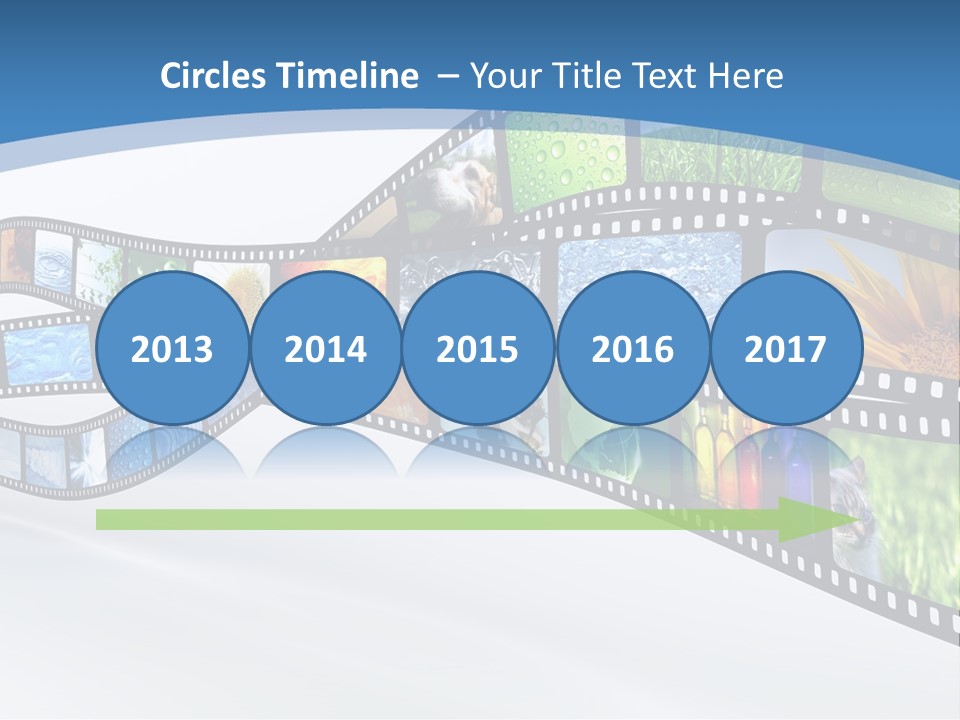 Track Screen Hollywood PowerPoint Template