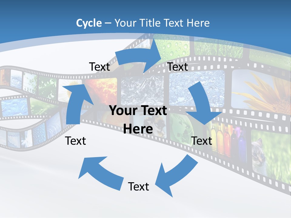Track Screen Hollywood PowerPoint Template
