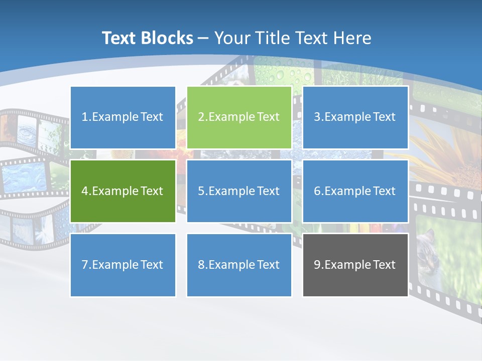 Track Screen Hollywood PowerPoint Template